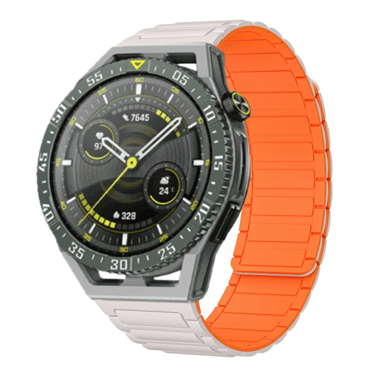22mm I-shaped Magnetic Silicone Watch Band, For Huawei Watch GT4 46mm, For Huawei Watch 4 Pro, For Huawei Watch 4, For Huawei Watch Ultimate, For Huawei Watch Buds, For Huawei Watch GT 3 SE, For Huawei Watch 3 Pro New, For Huawei Watch GT 3 Pro 46mm