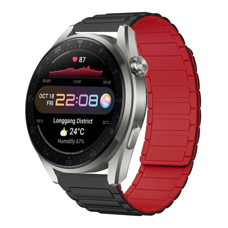 22mm I-shaped Magnetic Silicone Watch Band, For Huawei Watch GT4 46mm, For Huawei Watch 4 Pro, For Huawei Watch 4, For Huawei Watch Ultimate, For Huawei Watch Buds, For Huawei Watch GT 3 SE, For Huawei Watch 3 Pro New, For Huawei Watch GT 3 Pro 46mm