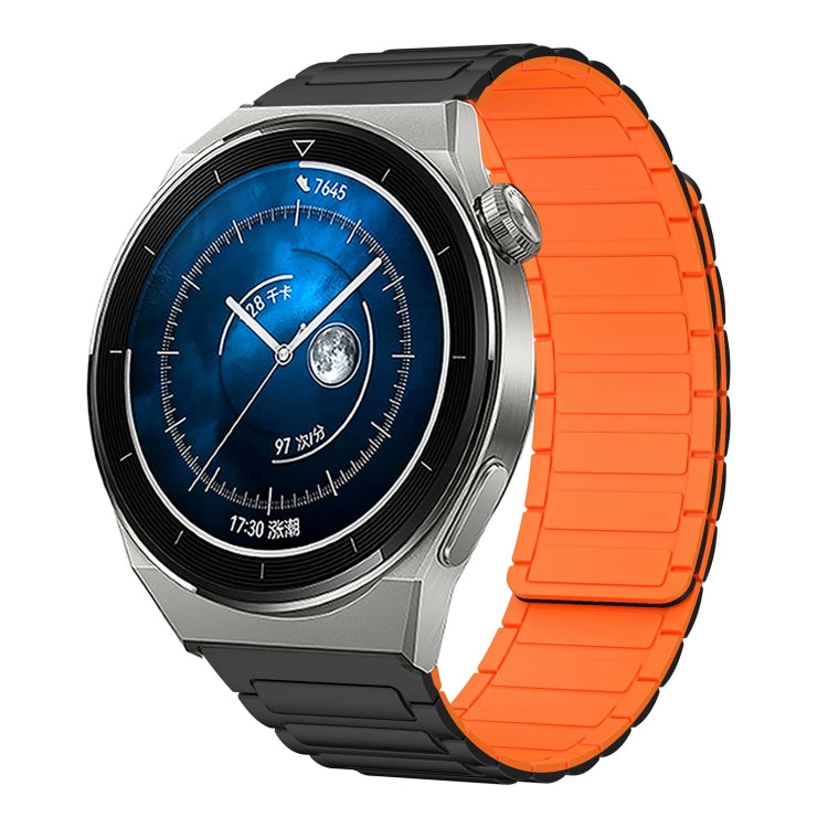 22mm I-shaped Magnetic Silicone Watch Band, For Huawei Watch GT4 46mm, For Huawei Watch 4 Pro, For Huawei Watch 4, For Huawei Watch Ultimate, For Huawei Watch Buds, For Huawei Watch GT 3 SE, For Huawei Watch 3 Pro New, For Huawei Watch GT 3 Pro 46mm