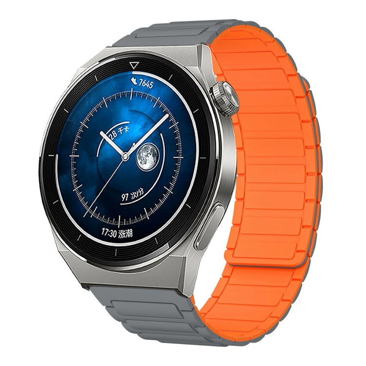 22mm I-shaped Magnetic Silicone Watch Band, For Huawei Watch GT4 46mm, For Huawei Watch 4 Pro, For Huawei Watch 4, For Huawei Watch Ultimate, For Huawei Watch Buds, For Huawei Watch GT 3 SE, For Huawei Watch 3 Pro New, For Huawei Watch GT 3 Pro 46mm