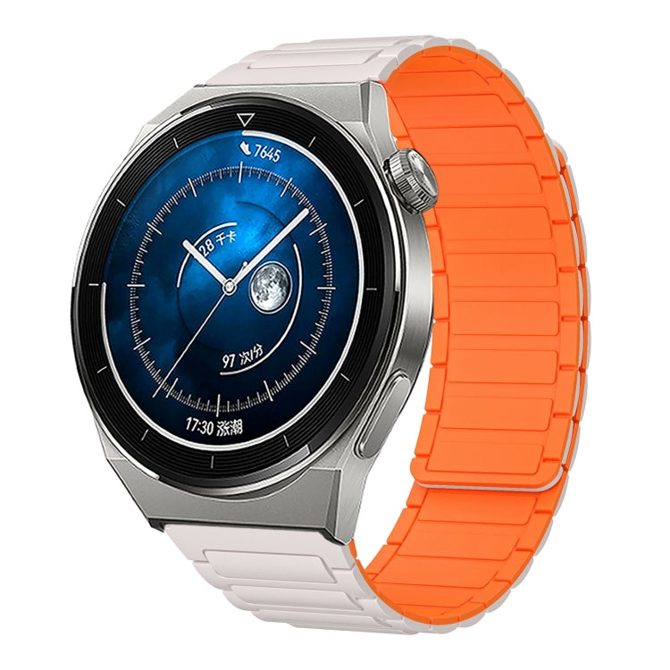 22mm I-shaped Magnetic Silicone Watch Band, For Huawei Watch GT4 46mm, For Huawei Watch 4 Pro, For Huawei Watch 4, For Huawei Watch Ultimate, For Huawei Watch Buds, For Huawei Watch GT 3 SE, For Huawei Watch 3 Pro New, For Huawei Watch GT 3 Pro 46mm