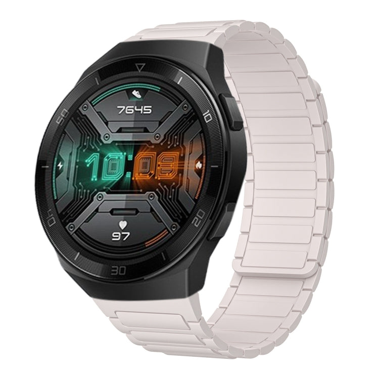 22mm I-shaped Magnetic Silicone Watch Band, For Huawei Watch GT 3 46mm, For Huawei Watch GT Runner, For Huawei Watch 3 Pro, For Huawei Watch 3, For Huawei Watch GT2 Pro, For Huawei Watch GT 2e, For Huawei Watch GT2 46mm, For Huawei Watch GT