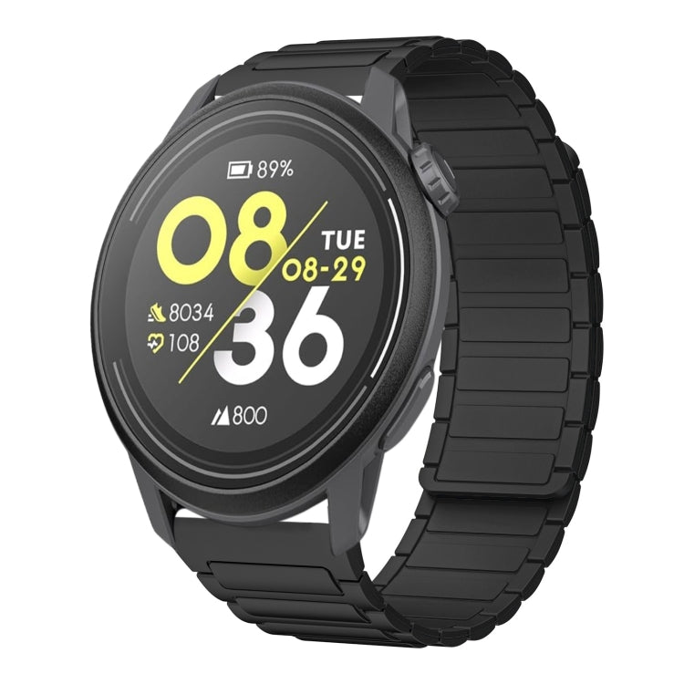For COROS Pace 3 22mm I-shaped Magnetic Silicone Watch Band