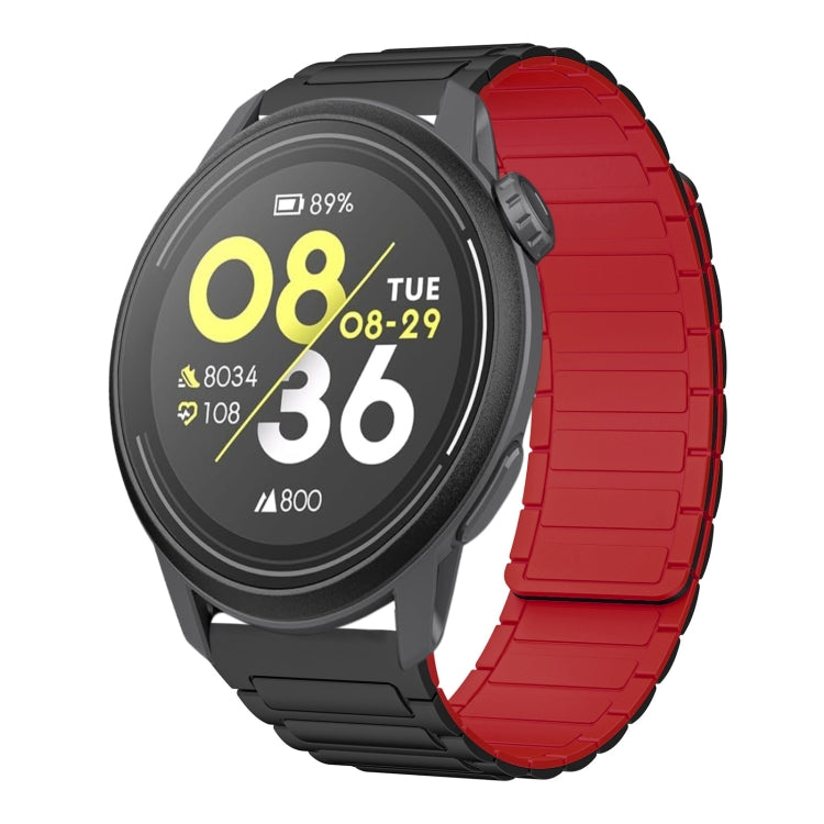 For COROS Pace 3 22mm I-shaped Magnetic Silicone Watch Band