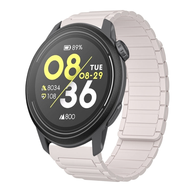 For COROS Pace 3 22mm I-shaped Magnetic Silicone Watch Band