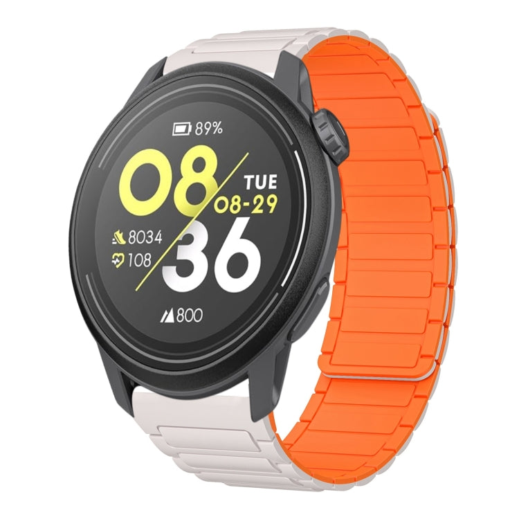 For COROS Pace 3 22mm I-shaped Magnetic Silicone Watch Band