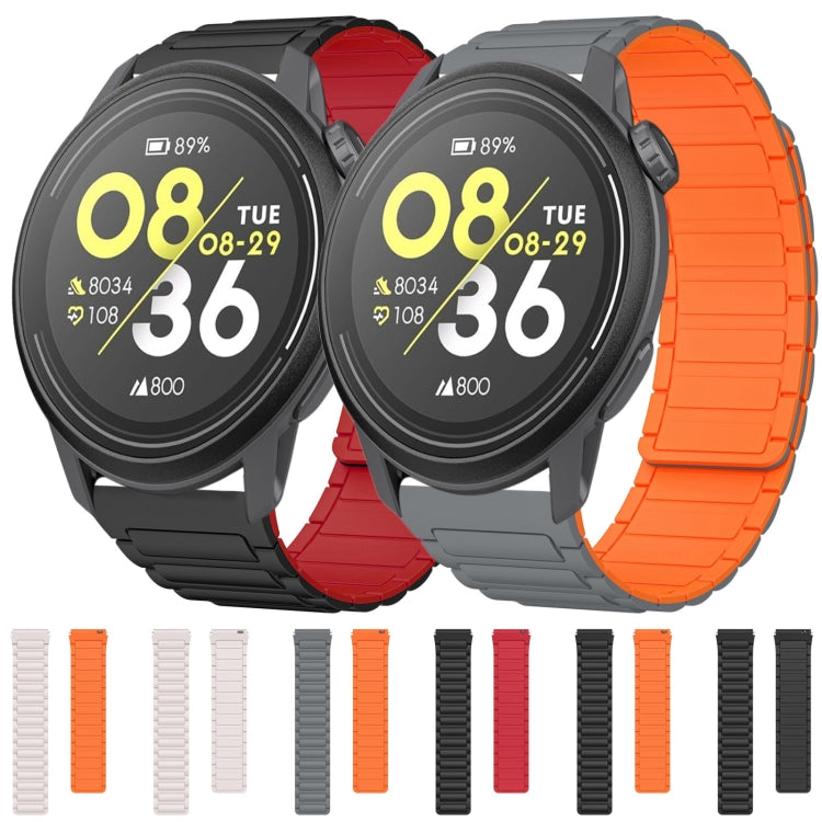 For COROS Pace 3 22mm I-shaped Magnetic Silicone Watch Band