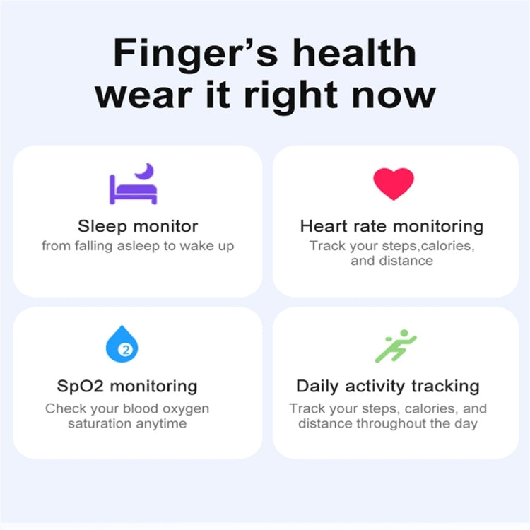 R03 SIZE 10 Smart Ring, Support Heart Rate / Blood Oxygen / Sleep / Multiple Sports Modes