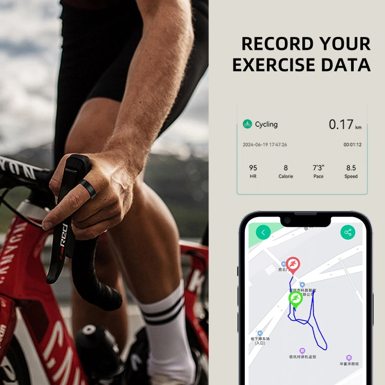 R11M SIZE 13 Smart Ring, Support Heart Rate / Blood Oxygen / Sleep / Multiple Sports Modes