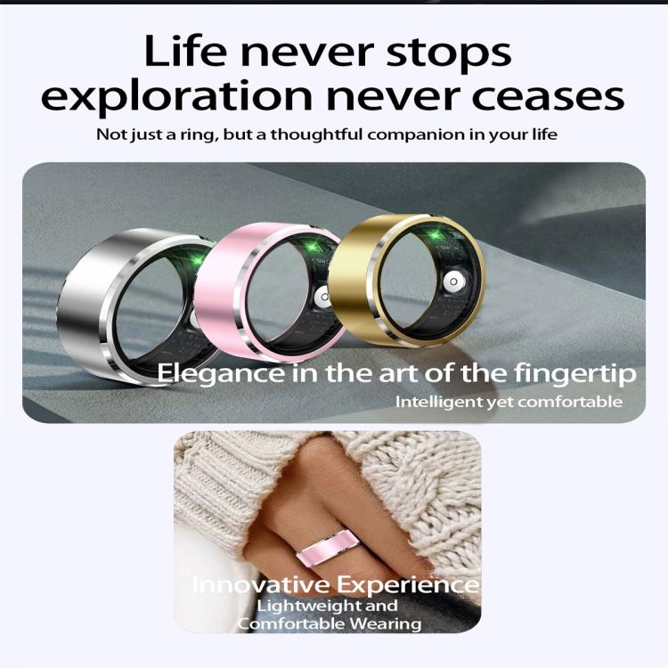 R5 SIZE 11 Smart Ring, Support Health Monitoring / Multiple Sports Modes