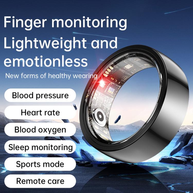 R1000 SIZE 9 Smart Ring, Support Heart Rate / Blood Oxygen / Sleep / Multiple Sports Modes