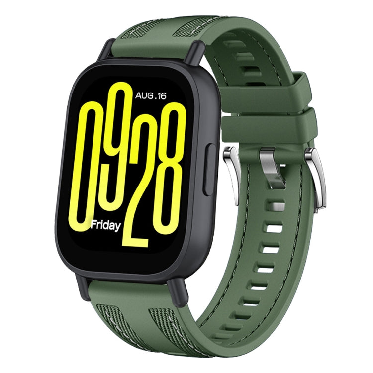 Push Connector 22mm Hybrid Nylon Silicone Watch Band, For Redmi Watch 5 Active / Watch 5 Lite