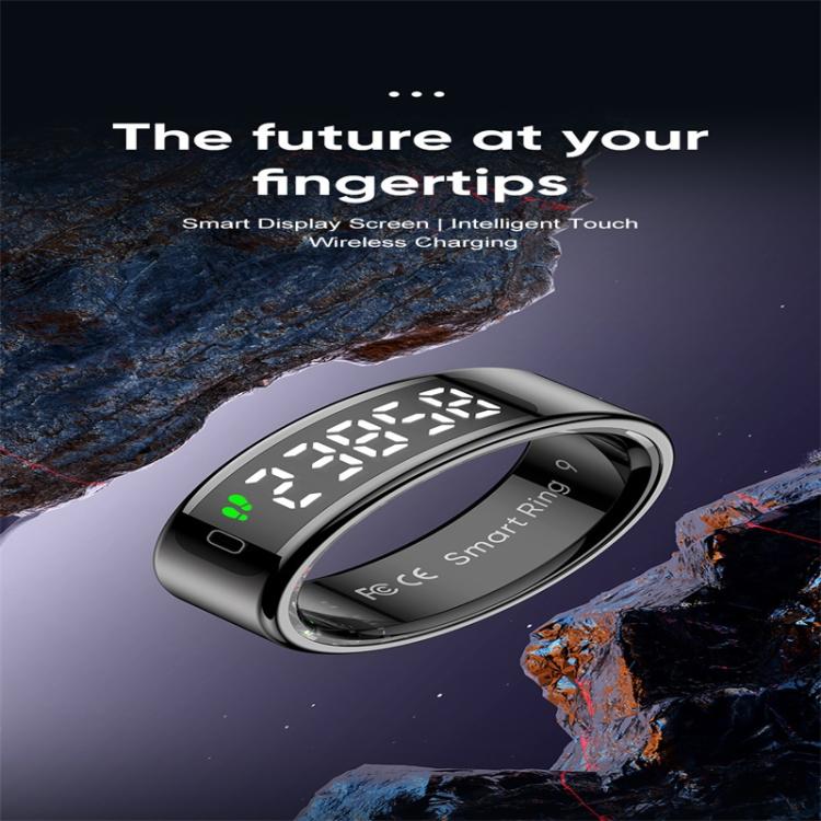 R11 SIZE 8 Smart Ring, Support Heart Rate / Blood Oxygen / Sleep / Multiple Sports Modes