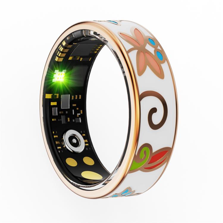 R18 SIZE 6 Smart Ring, Support Heart Rate / Blood Oxygen / Sleep / Care For Faimilies