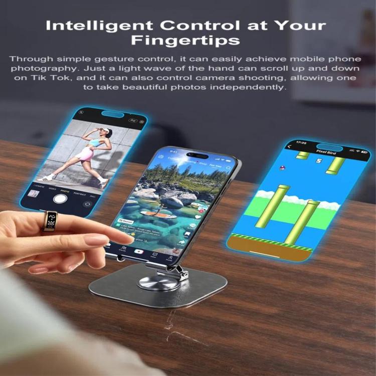 R11C SIZE 9 Smart Ring, Support Heart Rate / Blood Oxygen / Sleep Monitoring / Multiple Sport Modes