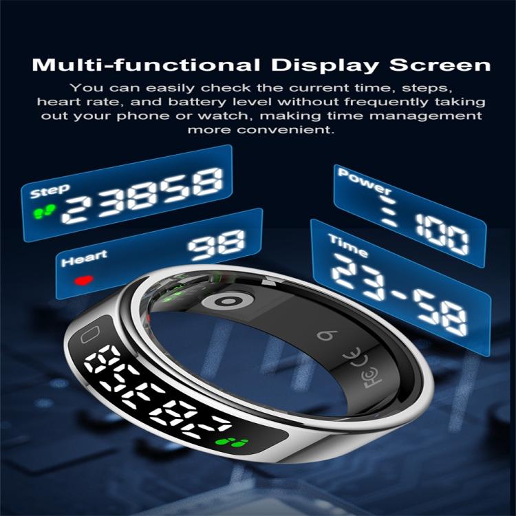 R11C SIZE 13 Smart Ring, Support Heart Rate / Blood Oxygen / Sleep Monitoring / Multiple Sport Modes