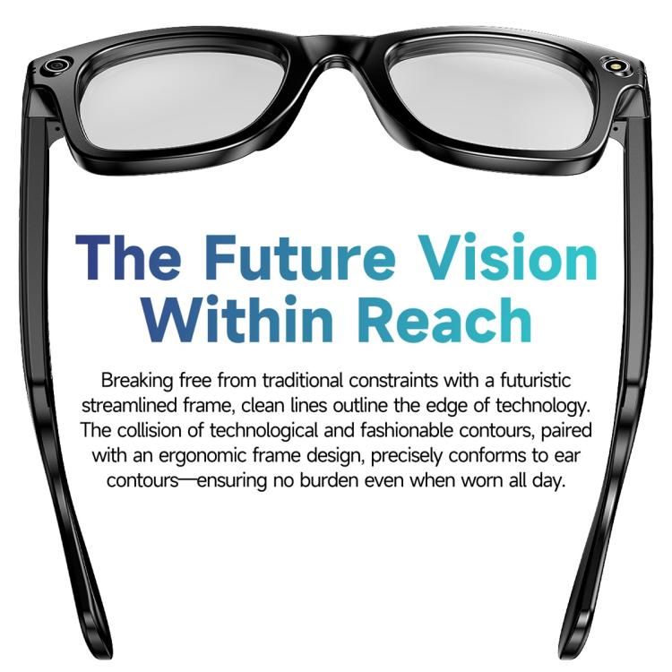 W610 Smart Glasses, Support AI Photo Recognition / AI Smart Translation / Bluetooth Call