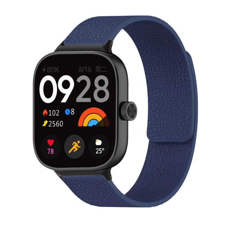 Lychee Texture Soft Magnetic Silicone Watch Band, For Xiaomi Band 10 Pro / 9 Pro / 8 Pro