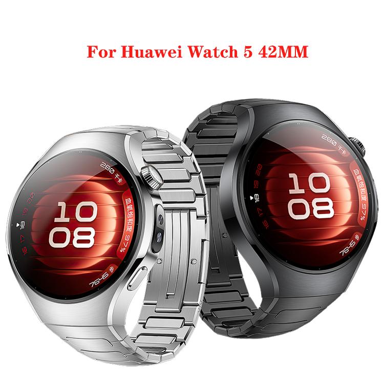 I-Shaped Titanium Alloy Metal Watch Band, For Huawei Watch 5 42mm