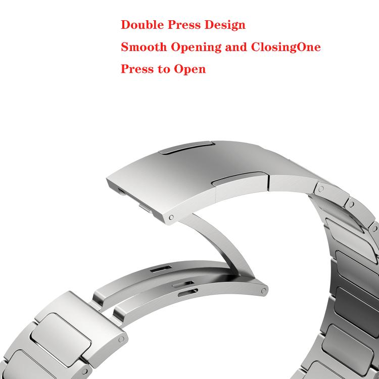 I-Shaped Titanium Alloy Metal Watch Band, For Huawei Watch 5 42mm