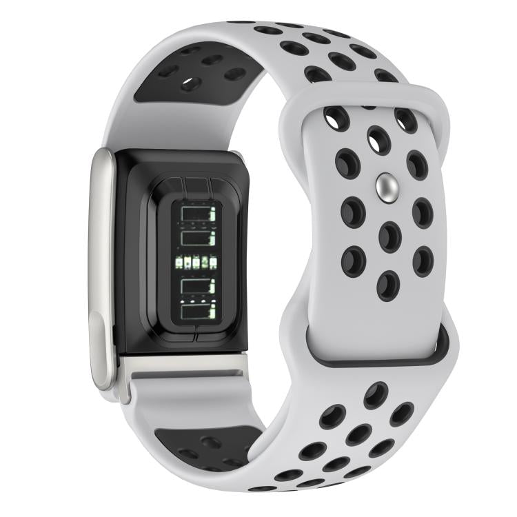 Reverse Buckle Breathable Silicone Sports Watch Band, For WHOOP 5.0 Electrocardiogram, For WHOOP 5.0 Regular