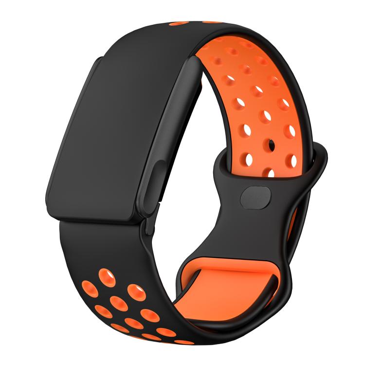 Reverse Buckle Breathable Silicone Sports Watch Band, For WHOOP 5.0 Electrocardiogram, For WHOOP 5.0 Regular