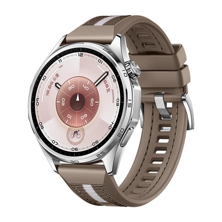 Braid Nylon Hybrid Silicone Watch Band, For Huawei Watch GT 6 46mm