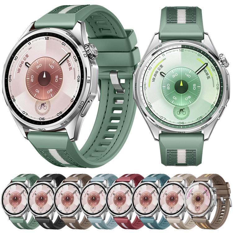 Braid Nylon Hybrid Silicone Watch Band, For Huawei Watch GT 6 46mm
