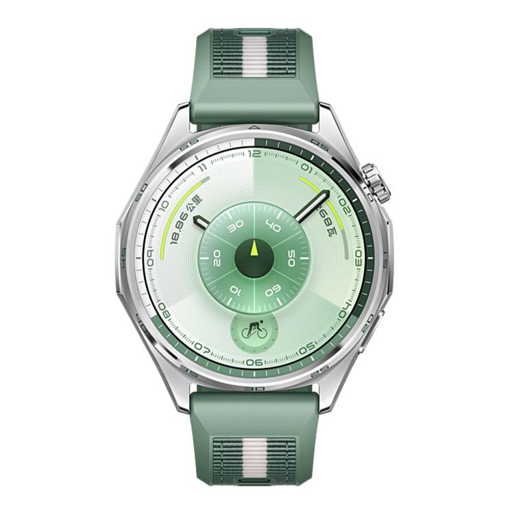 Braid Nylon Hybrid Silicone Watch Band, For Huawei Watch GT 6 46mm