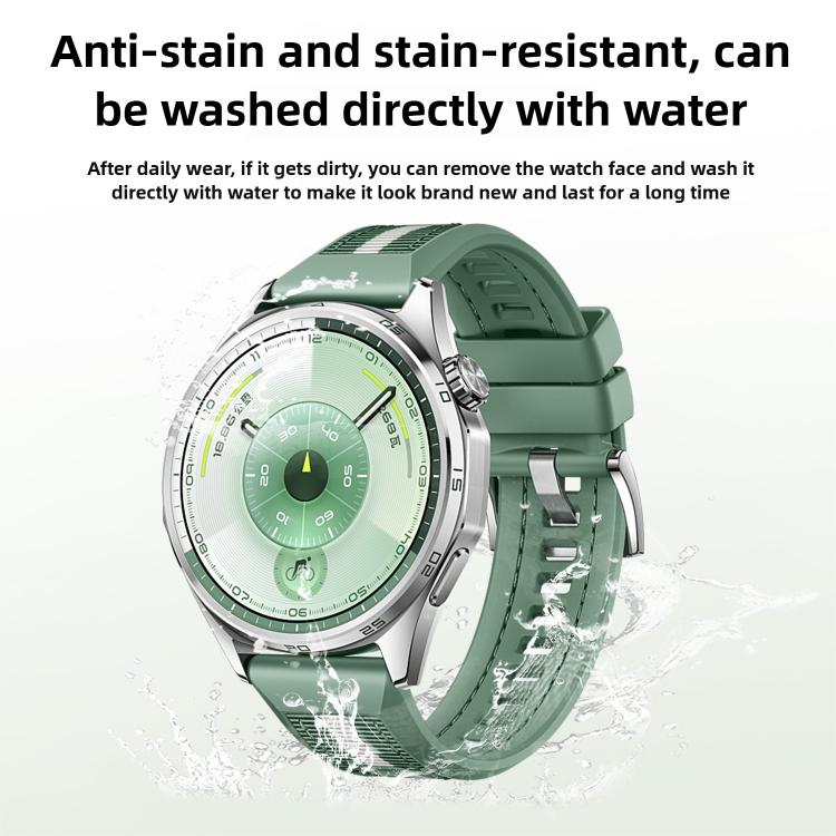 Braid Nylon Hybrid Silicone Watch Band, For Huawei Watch GT 6 46mm