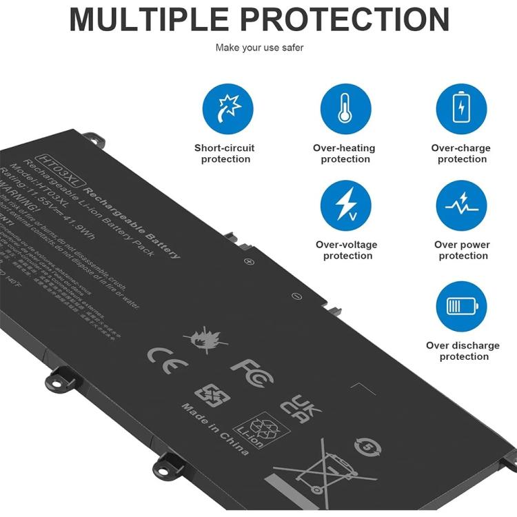 Laptop Battery Replacement for HP Pavilion 14 15 17 15-CS 15-DA 15-DB 15-DW Series, HT03XL