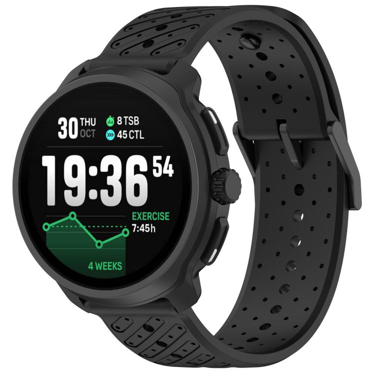 Twill Texture Breathable Silicone Watch Band, For Suunto Race 2