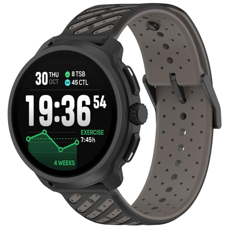 Twill Texture Breathable Silicone Watch Band, For Suunto Race 2