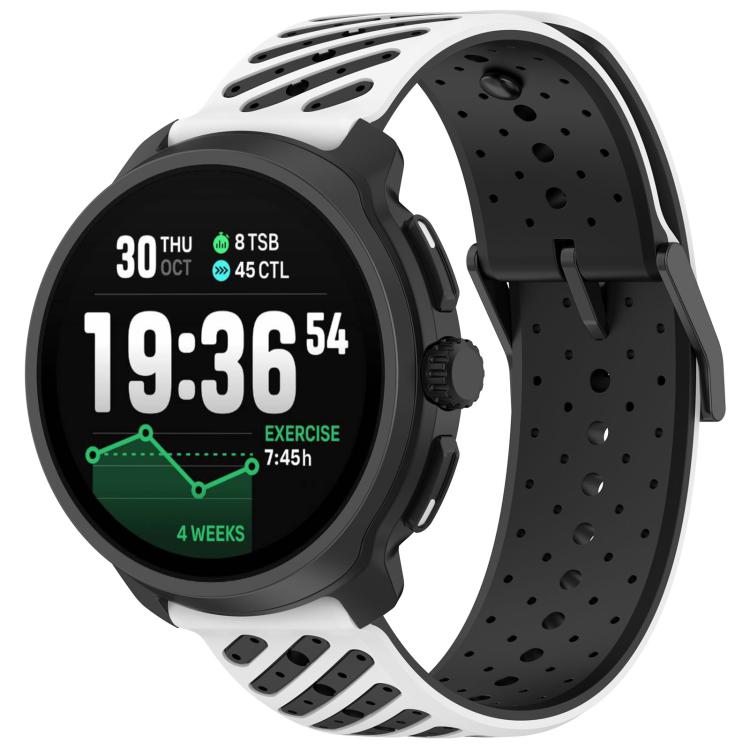 Twill Texture Breathable Silicone Watch Band, For Suunto Race 2