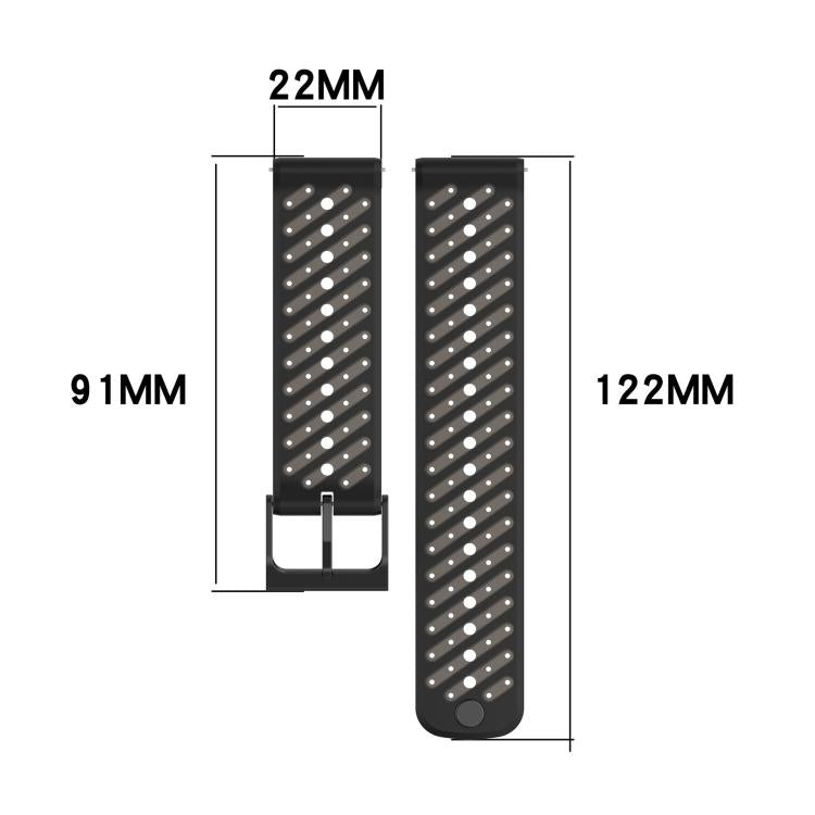 Twill Texture Breathable Silicone Watch Band, For Suunto Race 2