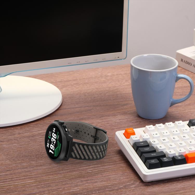 Twill Texture Breathable Silicone Watch Band, For Suunto Race 2
