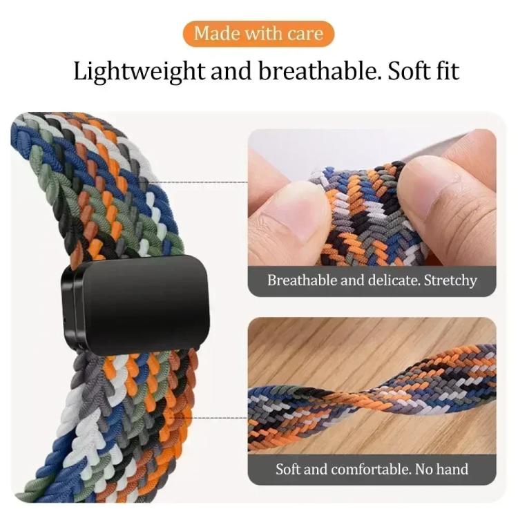 Magnetic Buckle Nylon Braid Watch Band, For Nothing CMF Watch 3 Pro