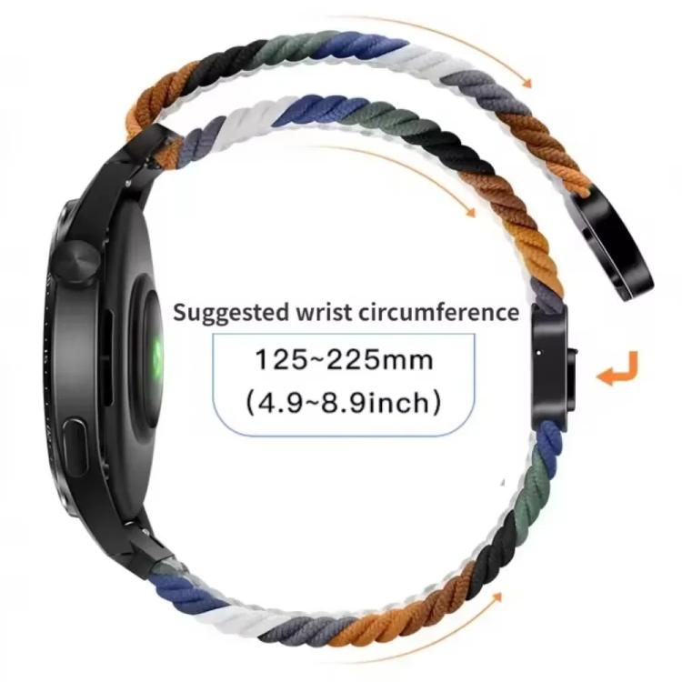 Magnetic Buckle Nylon Braid Watch Band, For Nothing CMF Watch 3 Pro