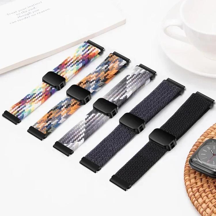 Magnetic Buckle Nylon Braid Watch Band, For Nothing CMF Watch 3 Pro