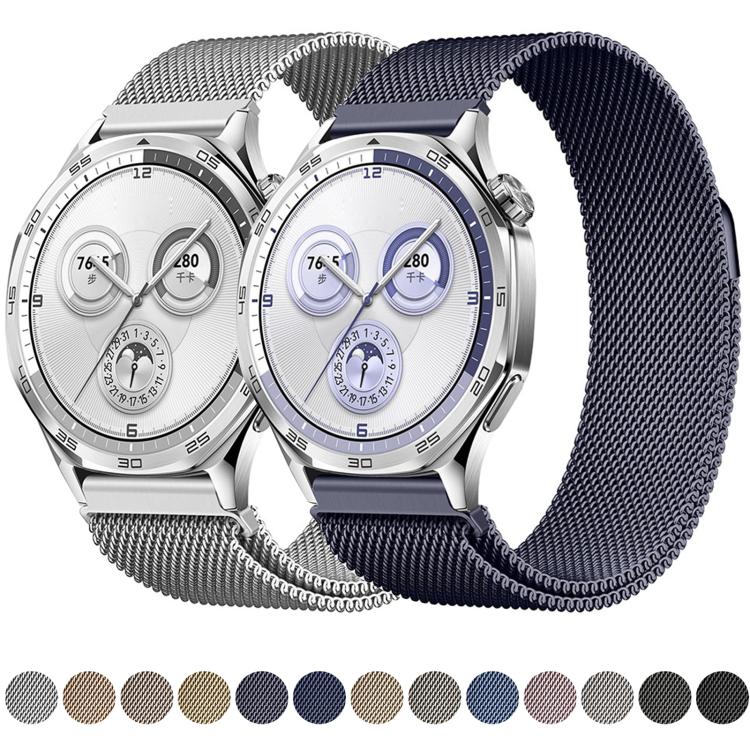 Press Snap Milanese Magnetic Stainless Steel Watch Band, 22mm, 20mm, 18mm