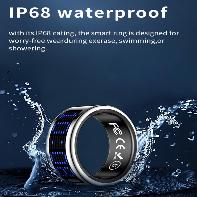 SR16 SIZE 14 Smart Ring, Support Heart Rate / Blood Oxygen / Sleep Monitoring / Multiple Sports Modes