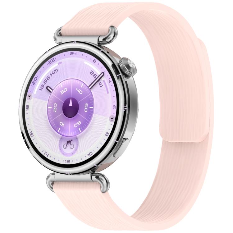 Striped Soft Magnetic Silicone Watch Band, 22mm, 18mm