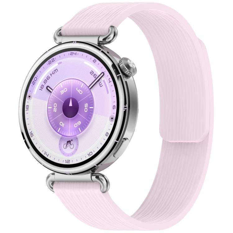 Striped Soft Magnetic Silicone Watch Band, 22mm, 18mm