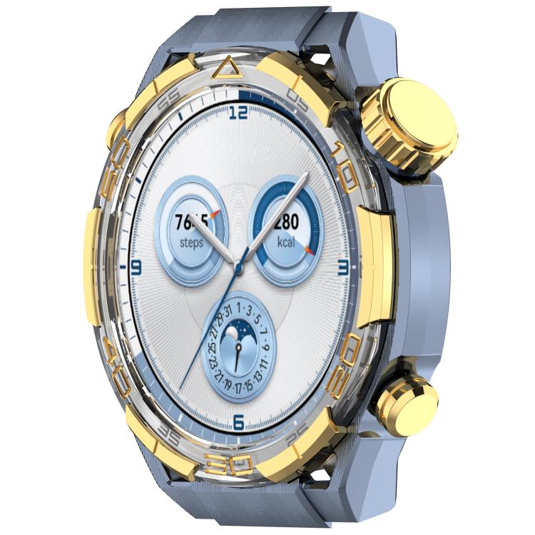 Luxury Sapphire Half Coverage Hollow PC Watch Protective Cover, For Huawei Watch GT 5 46mm