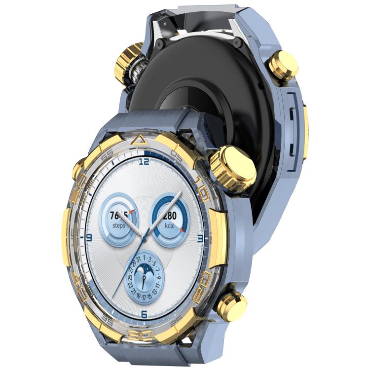Luxury Sapphire Half Coverage Hollow PC Watch Protective Cover, For Huawei Watch GT 5 46mm