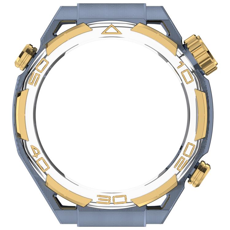 Luxury Sapphire Half Coverage Hollow PC Watch Protective Cover, For Huawei Watch GT 5 46mm