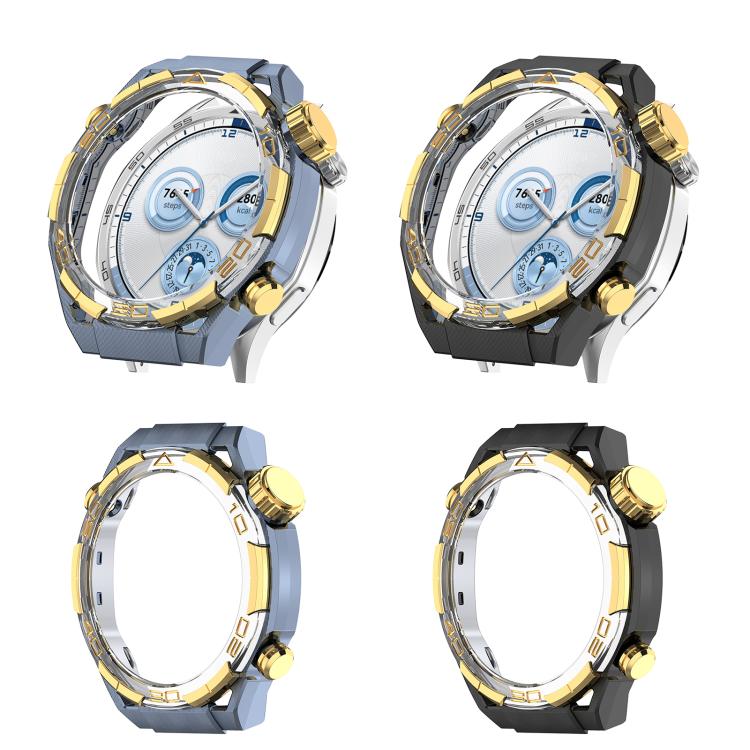 Luxury Sapphire Half Coverage Hollow PC Watch Protective Cover, For Huawei Watch GT 5 46mm