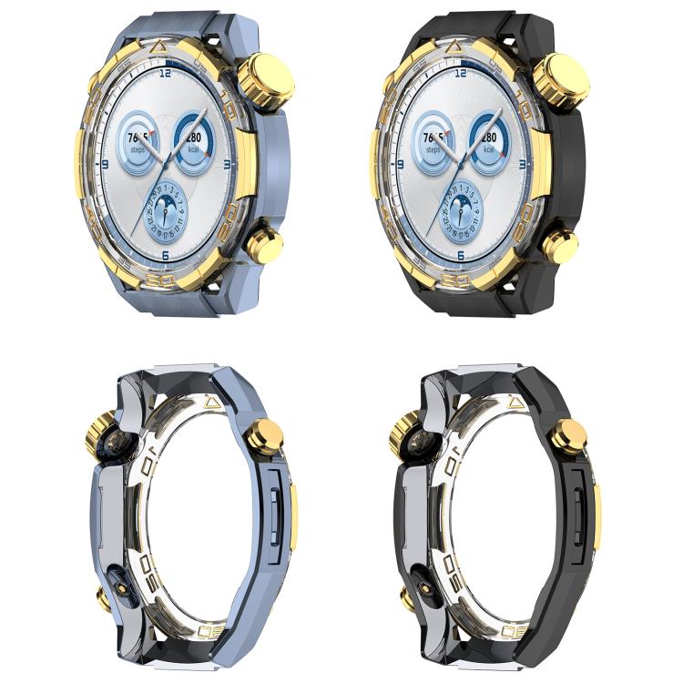 Luxury Sapphire Half Coverage Hollow PC Watch Protective Cover, For Huawei Watch GT 5 46mm