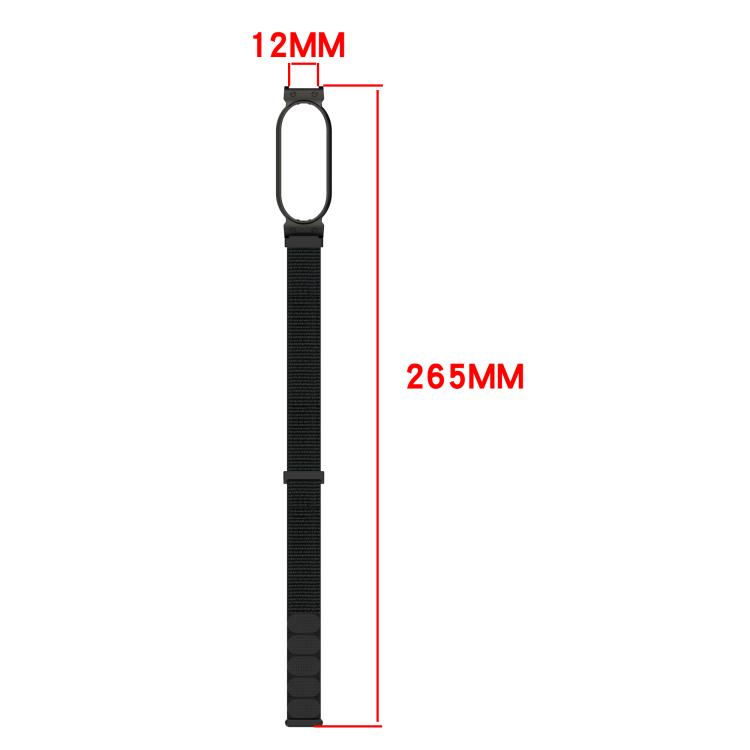 Watch Frame Integrated Nylon Loop Hook and Loop Fastener Watch Band, For Plaud NotePin AI / NotePin S AI