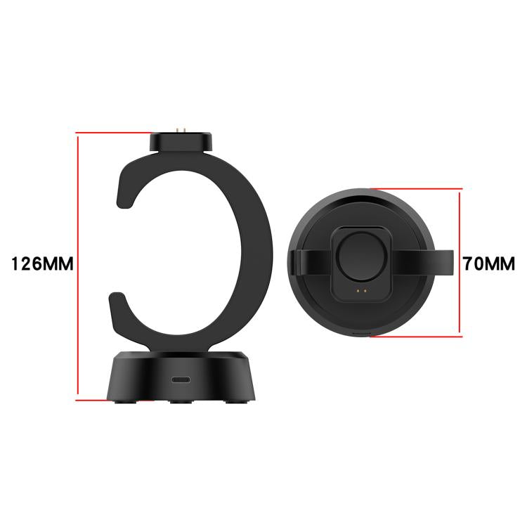 C-Shaped Smart Watch Charging Stand Charging Dock Base, For Amazfit T-Rex 3 Pro